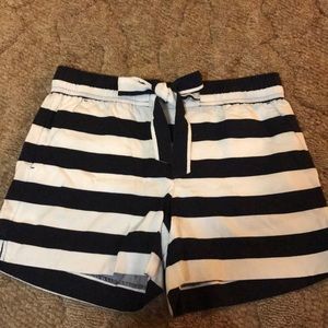 LOFT striped shorts.